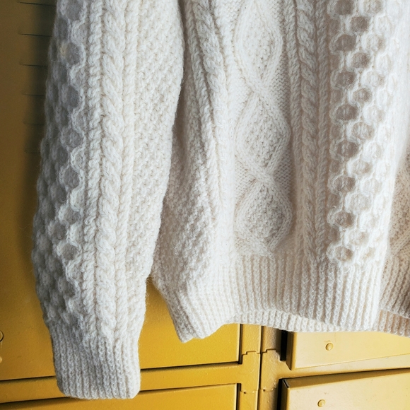 Vintage John Malloy Donegal Cream Sweater - Picture 2 of 4